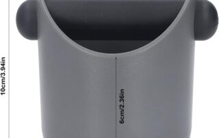 Silicone Coffee Knock Box Plastic Rubber Coffee Grind Disposal Dump Bin