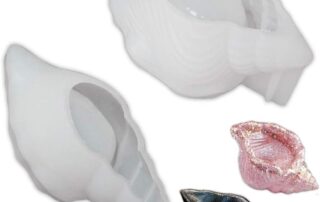 Silicone Conch Shaped Tray Mold Creative Sea Snail Epoxy Resin Casting Mold for Making Jewelry Tray Dishes