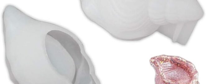 Silicone Conch Shaped Tray Mold Creative Sea Snail Epoxy Resin Casting Mold for Making Jewelry Tray Dishes