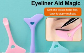 Silicone Edger Silicone Winged Eyeliner Aid Stencil Reusable Eye Makeup Tool