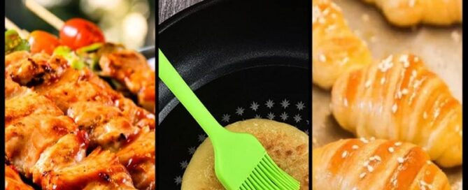 Silicone Glue Applicator Silicone Cooking Grill Barbecue Baking Pastry Oil Brush Silicone Glue Brush