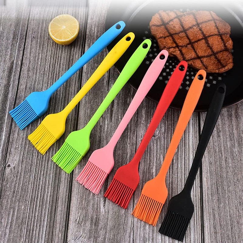 Silicone Glue Applicator Silicone Cooking Grill Barbecue Baking Pastry Oil Brush Silicone Glue Brush