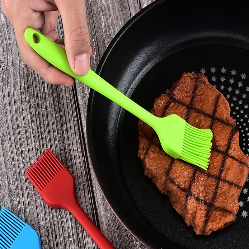 Silicone Glue Applicator Silicone Cooking Grill Barbecue Baking Pastry Oil Brush Silicone Glue Brush