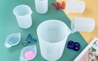 Silicone Measuring Cups for Epoxy Resin Reusable Epoxy Resin Mixing Cups Silicone Pouring Cup