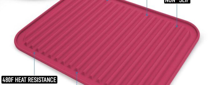 Silicone Trivets Mat for Hot Pots and Pans Heat Resistant Silicone Trivet For Kitchen Counter