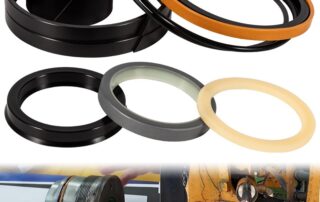 Skid Steer Lift Hydraulic Cylinder Seal Kit Rubber Cylinder Sleeve Rubber Cylinder Seal