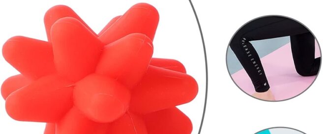 Star Fitness Portable Massage Rollers Exercise Ball Plug Massage Ball Roller