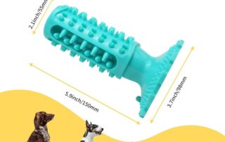 Suction Cup Rubber Dog Chew Toys for Aggressive Chewers Durable Dog Teeth Cleaning Toothbrush Toys