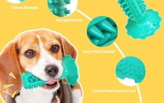 Suction Cup Rubber Dog Chew Toys for Aggressive Chewers Durable Dog Teeth Cleaning Toothbrush Toys