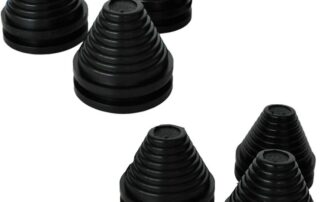 Tower Shaped Rubber Grommet Oval Rubber Grommet Plug Drill Hole Grommets for Auto Car Wire Cable