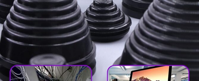 Tower Shaped Rubber Grommet Oval Rubber Grommet Plug Drill Hole Grommets for Auto Car Wire Cable