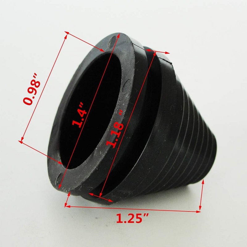 Tower Shaped Rubber Grommet Oval Rubber Grommet Plug Drill Hole Grommets for Auto Car Wire Cable