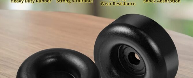 Trailer Ramp Door Rubber Bumpers Rubber Bump Stops Round Rubber Feet for Cargo Trailer