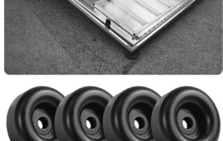 Trailer Ramp Door Rubber Bumpers Rubber Bump Stops Round Rubber Feet for Cargo Trailer