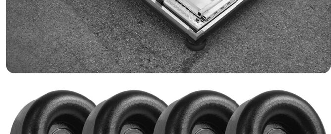 Trailer Ramp Door Rubber Bumpers Rubber Bump Stops Round Rubber Feet for Cargo Trailer
