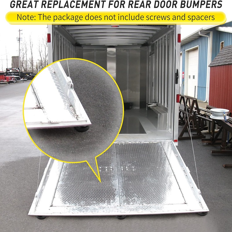 Trailer Ramp Door Rubber Bumpers Rubber Bump Stops Round Rubber Feet for Cargo Trailer