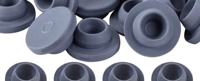 Vial Rubber Stoppers Self Healing Injection Ports Rubber Bottle Stoppers 0.5 Inch Opening for Glass Liquid Jars
