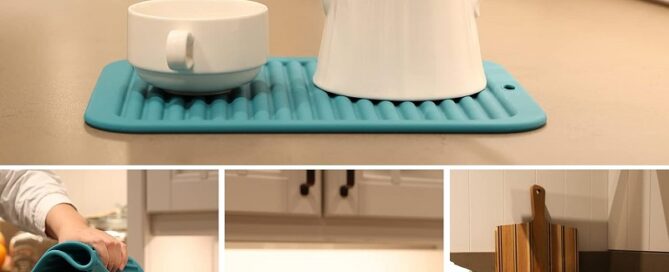 Wacker Plate Rubber Mat Silicone Pot Holder Mats For Kitchen Countertops