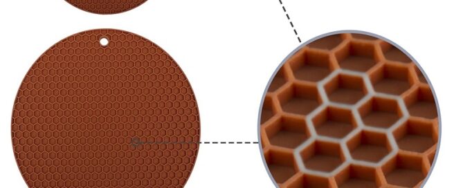 Wacker Plate Rubber Mat Silicone Pot Holder Mats For Kitchen Countertops
