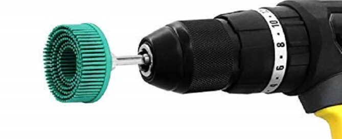 2 Inch Rubber Abrasive Brush Polishing Grinding Wheel for Burr Rust Removal Rubber Roll Grinder