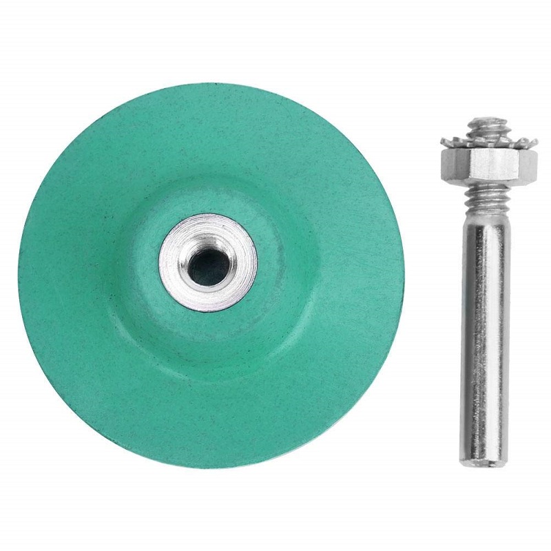 2 Inch Rubber Abrasive Brush Polishing Grinding Wheel for Burr Rust Removal Rubber Roll Grinder