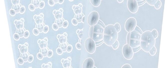 3D Bear Silicone Molds Animal Teddy Bear Resin Moulds Epoxy Resin Jewelry Mould for Small Gummy Casting