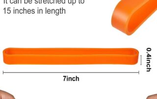 7 Inch Elastic Rubber Wrapping Bands Extra Large Rubber Bands for Notebook Rubber Band For English Wheel