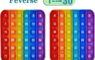 ABC Learning and Educational Toys Poppers Fidget Toys Stress Relief Autism Sensory Toys
