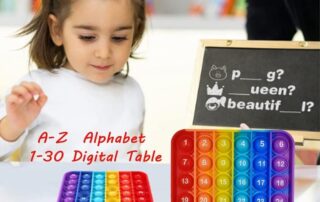 ABC Learning and Educational Toys Poppers Fidget Toys Stress Relief Autism Sensory Toys