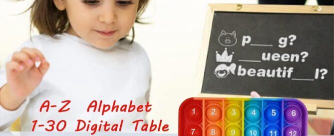 ABC Learning and Educational Toys Poppers Fidget Toys Stress Relief Autism Sensory Toys