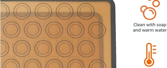 Amazon Silicone Non-Stick Baking Mat Reusable Heat Resistant Baking Mat for Cookies Macarons Bread Pastry