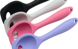 Amazon Silicone Tool Heat Resistant Silicone Spoons Hygienic Baking Stirring Mixing Tools