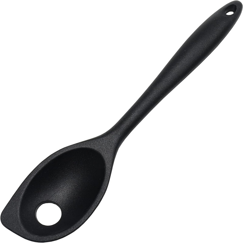 Amazon Silicone Tool Heat Resistant Silicone Spoons Hygienic Baking Stirring Mixing Tools