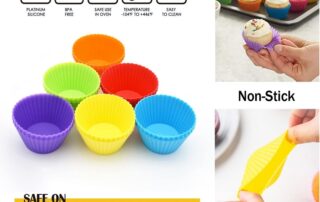 Amazon Silicone Tool Silicone Cupcake Baking Cups Easy Clean Pastry Muffin Molds