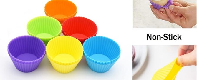 Amazon Silicone Tool Silicone Cupcake Baking Cups Easy Clean Pastry Muffin Molds