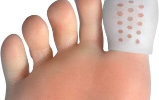 Big Toe Cap Support Beige Breathable Toe Protector Toe Cover Sleeves with Holes Reduce Friction