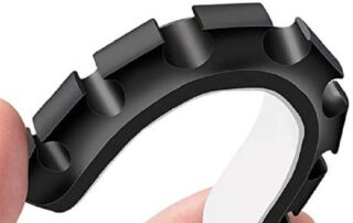 Black Cable Holder Silicone Clips Cable Management Cord Silicone Organizer Self Adhesive for Desktop