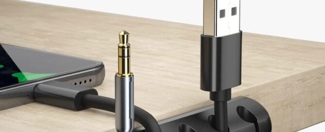 Black Cable Holder Silicone Clips Cable Management Cord Silicone Organizer Self Adhesive for Desktop
