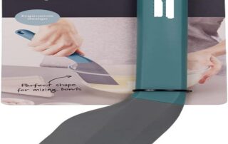 Ergonomically Shaped Silicone Spatula Heat-Resistant Silicone Head Perfect for Mixing Bowls