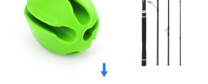Fishing Rod Fixed Balls Rod Racks Portable Silicone Fishing Pole Puller Fishing Rod Fixed Tool
