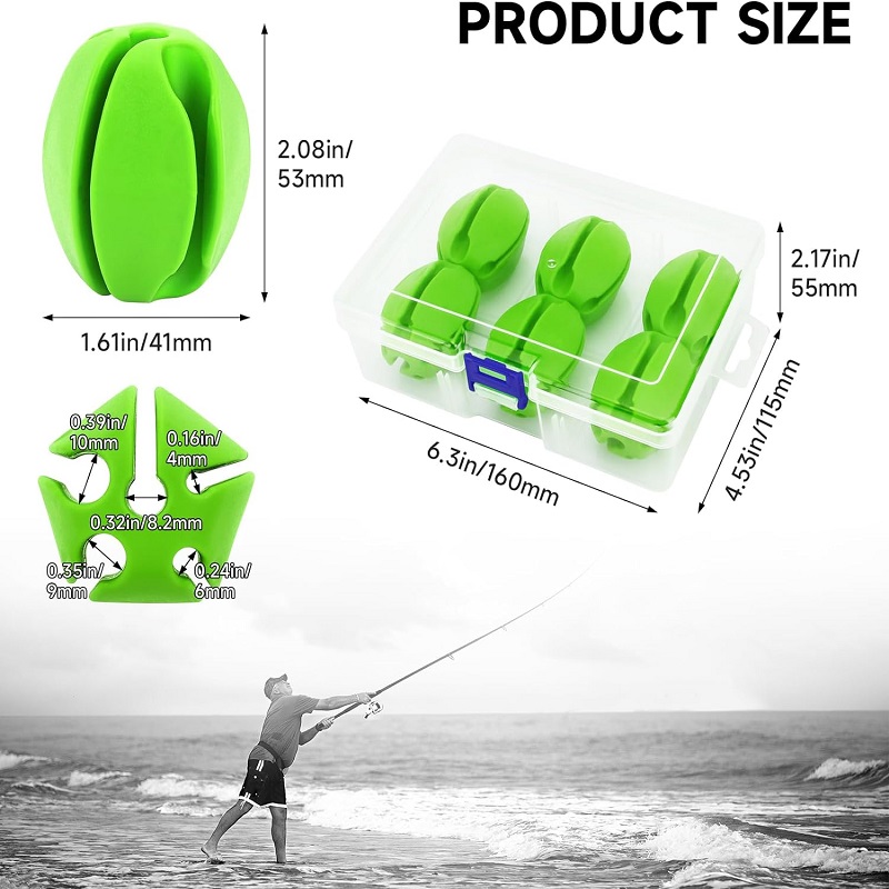 Fishing Rod Fixed Balls Rod Racks Portable Silicone Fishing Pole Puller Fishing Rod Fixed Tool