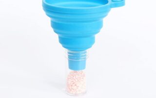 Foldable Mini Silicone Funnel Hopper Kitchen Water Filler Tool for Storage Oil Liquid