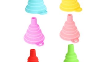 Foldable Mini Silicone Funnel Hopper Kitchen Water Filler Tool for Storage Oil Liquid