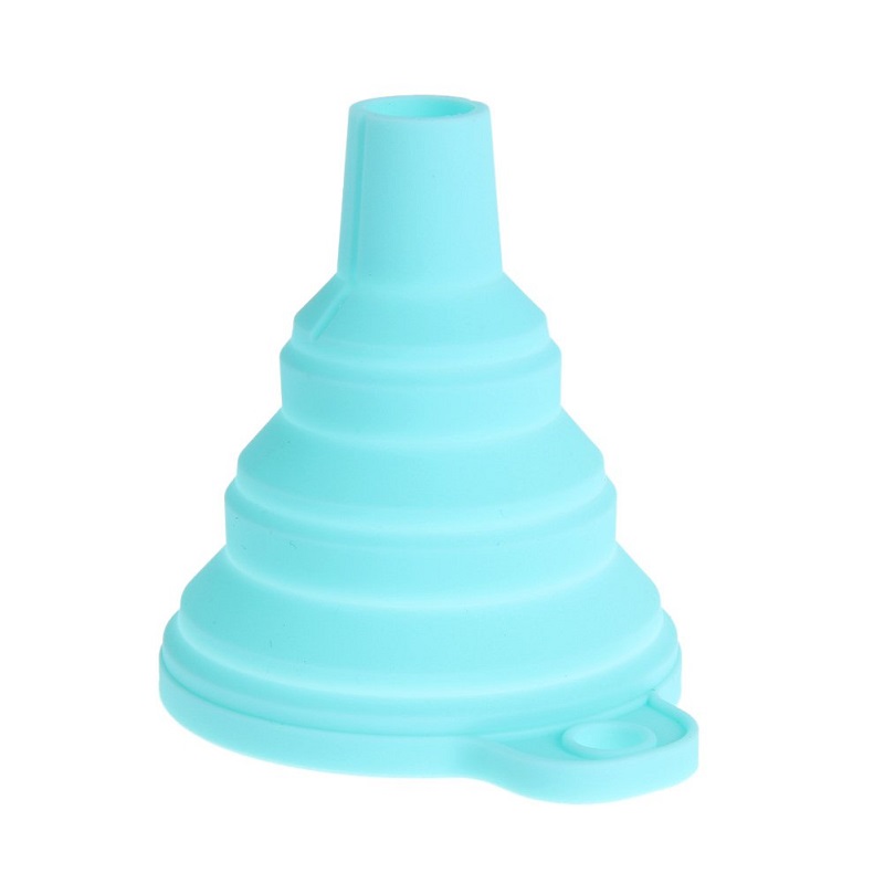 Foldable Mini Silicone Funnel Hopper Kitchen Water Filler Tool for Storage Oil Liquid