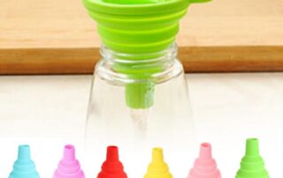 Foldable Mini Silicone Funnel Hopper Kitchen Water Filler Tool for Storage Oil Liquid