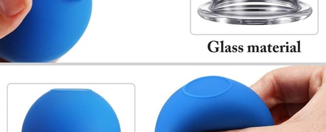 Glass Silicone Cupping Cups Massage Vacuum Suction Cupping Cups for Body Face