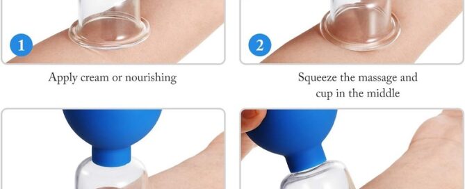 Glass Silicone Cupping Cups Massage Vacuum Suction Cupping Cups for Body Face