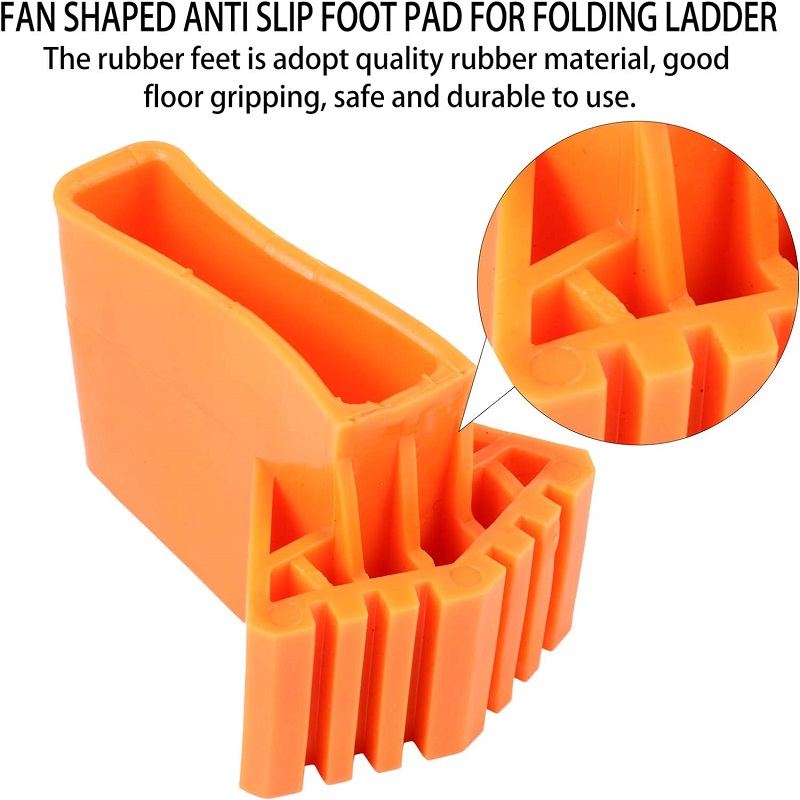 Ladder Feet Rubber Pads Cover Telescoping Ladder Horizontal Stair-Style Cap Silicone Security Bumper