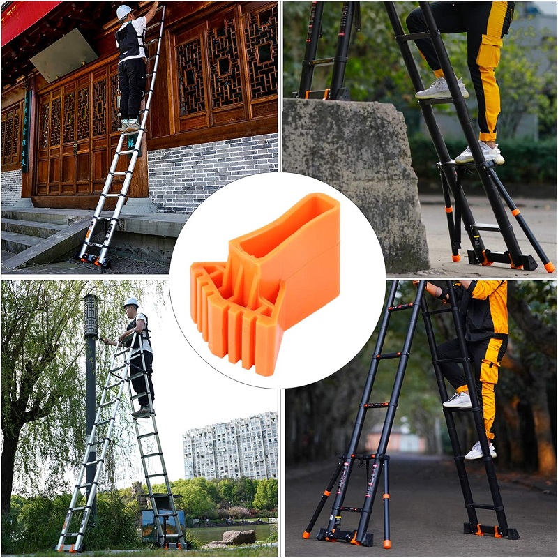 Ladder Feet Rubber Pads Cover Telescoping Ladder Horizontal Stair-Style Cap Silicone Security Bumper