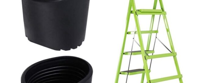 Ladder Security Bumpers Telescoping Ladder Non-Slip Rubber Step Chair Feet Cover Non-Slip Ladder Feet Guards